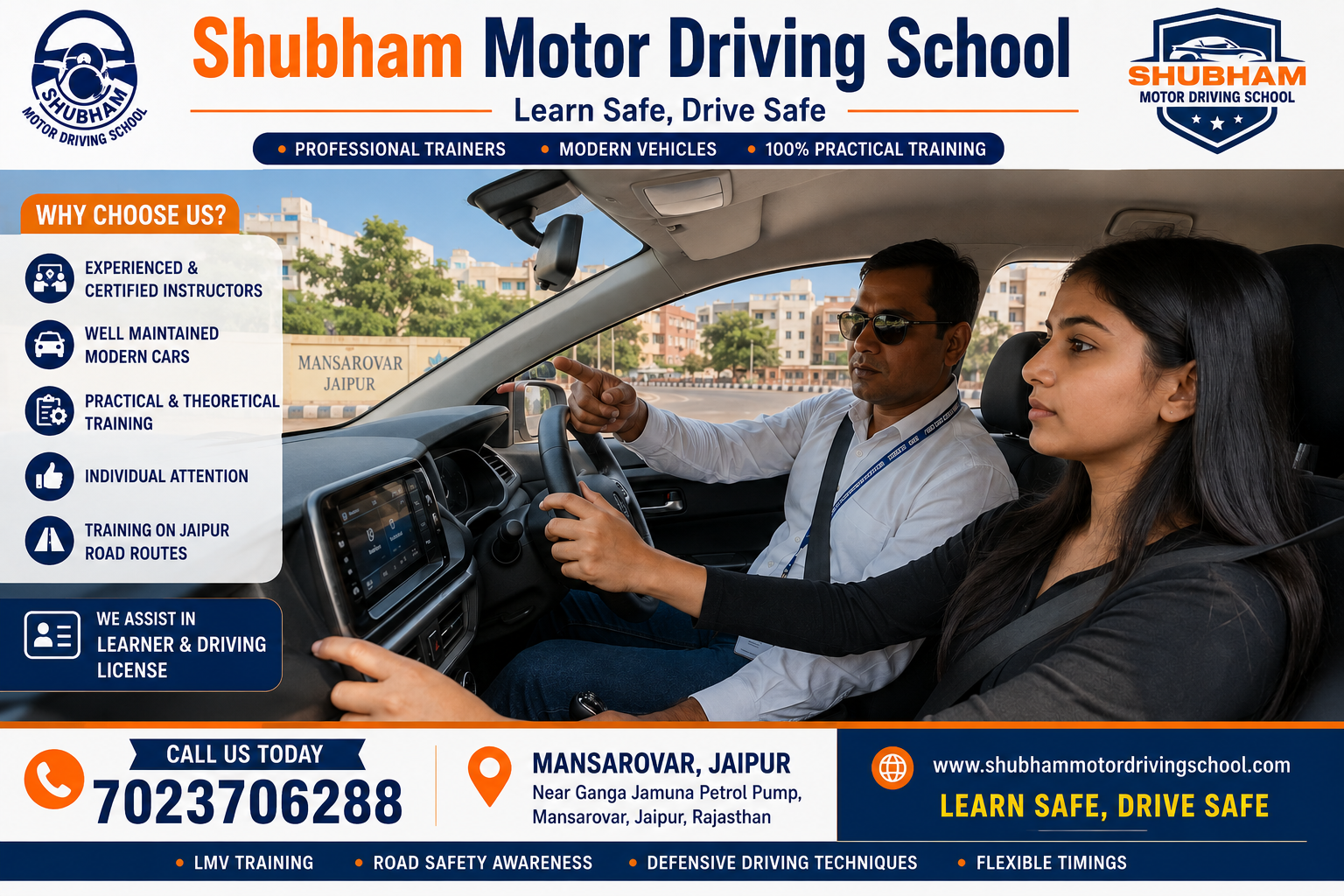Best Car Driving School in Mansarovar Jaipur